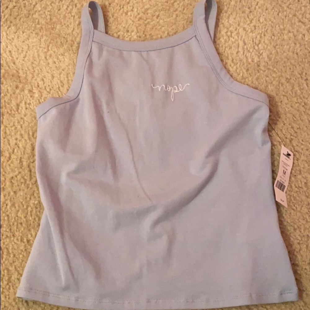Blue tank top